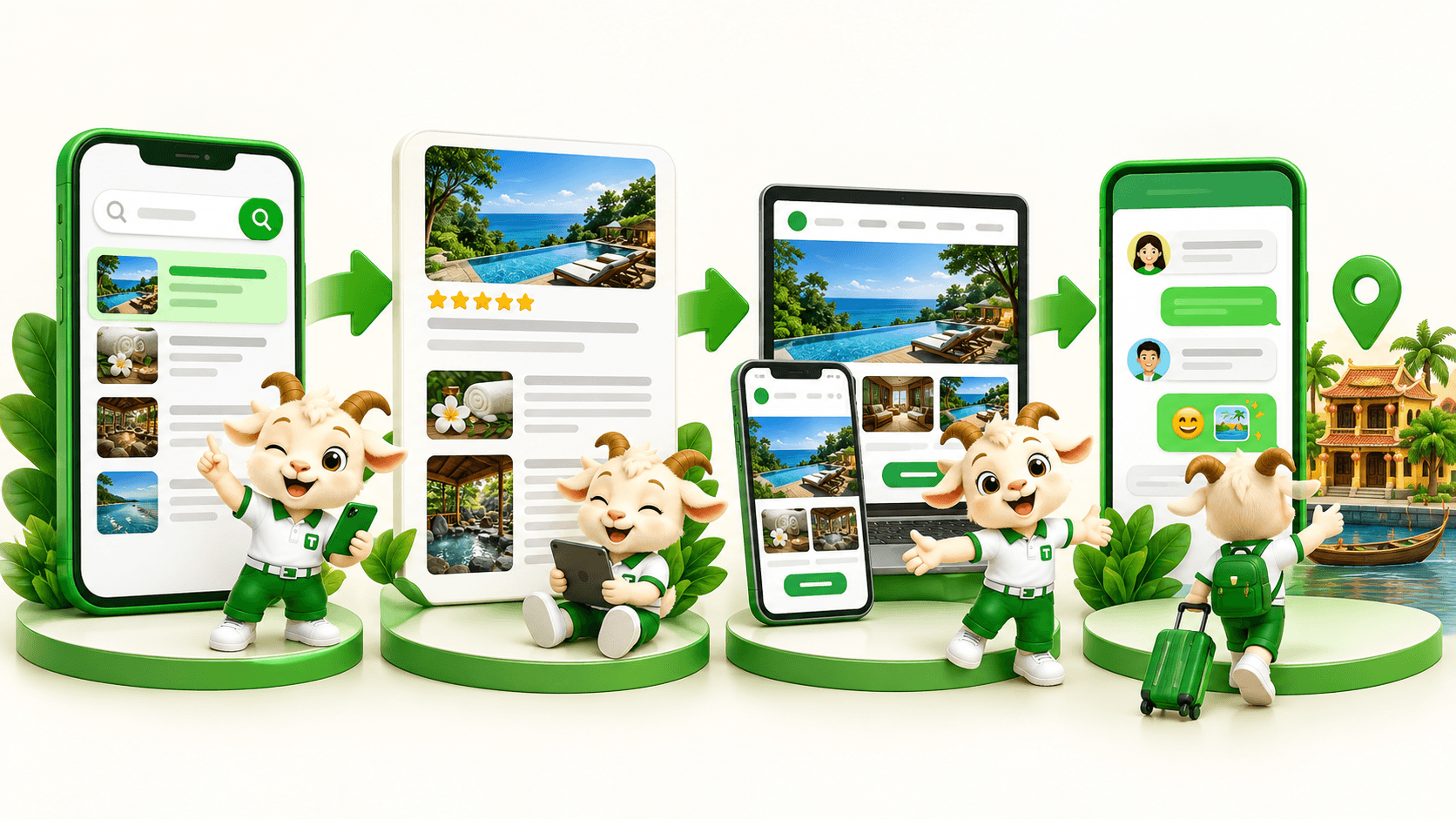 Hành trình khách Hàn: Naver Search → Naver Blog Review → liên hệ
